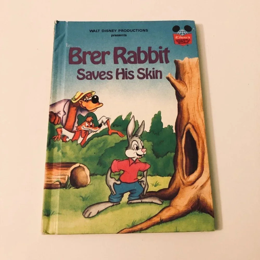 Vintage 1979 Brer Rabbit Saves His Skin Disney Wonderful World of Reading Book